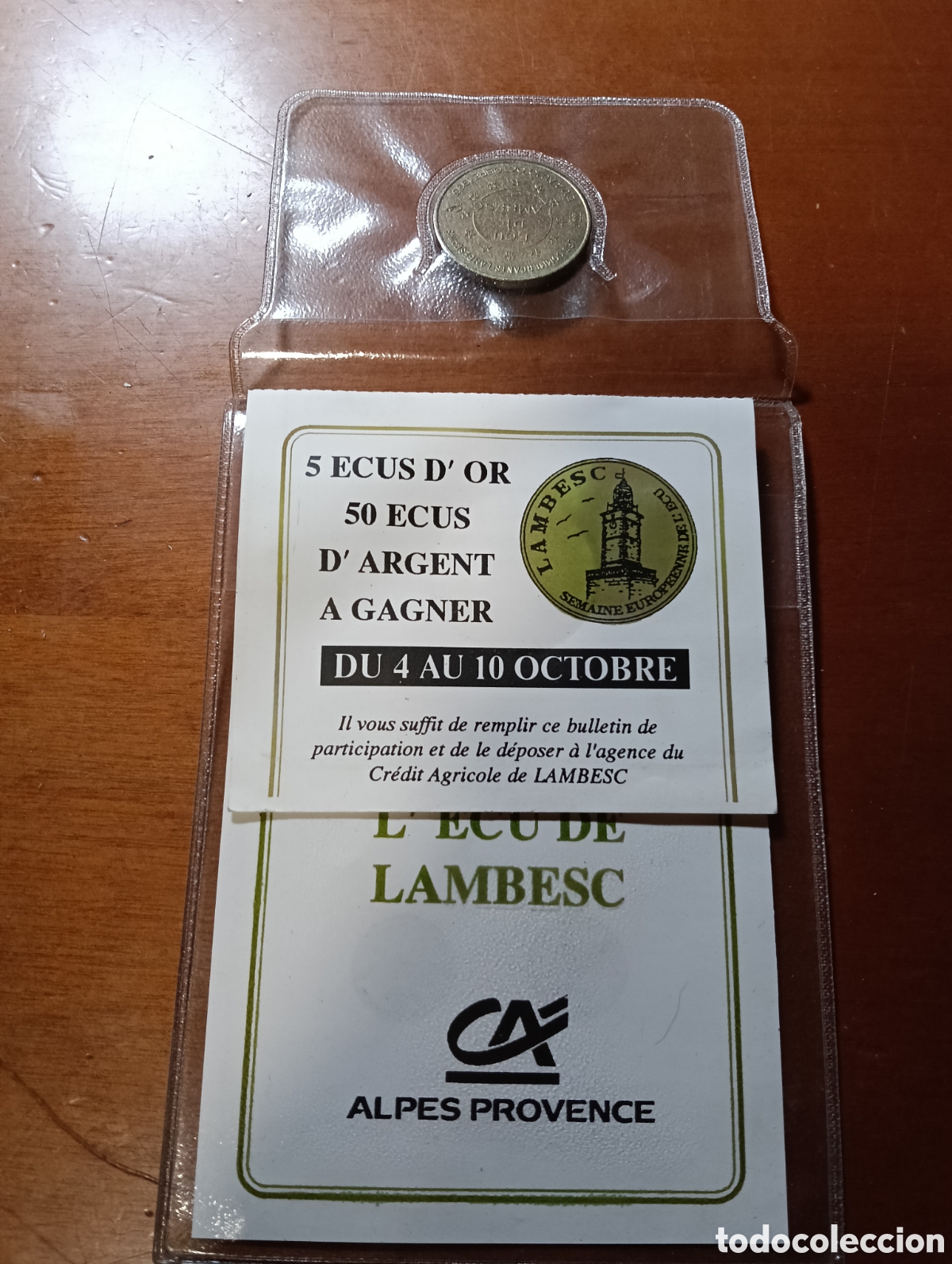 Euros: MONEDA TEMPORAL DE ECUS CIUDAD DE LAMBESC - Foto 1