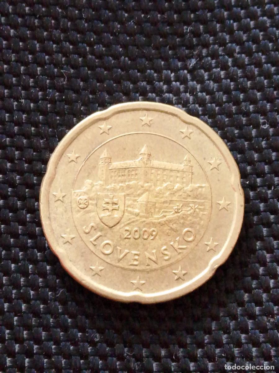Euros: Moneda 20 euro cent Slovensko 2009 - Foto 1