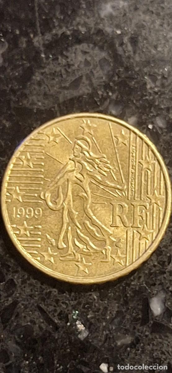 Euros: moneda 10 c&eacute;ntimos Francia 1999 - Foto 3