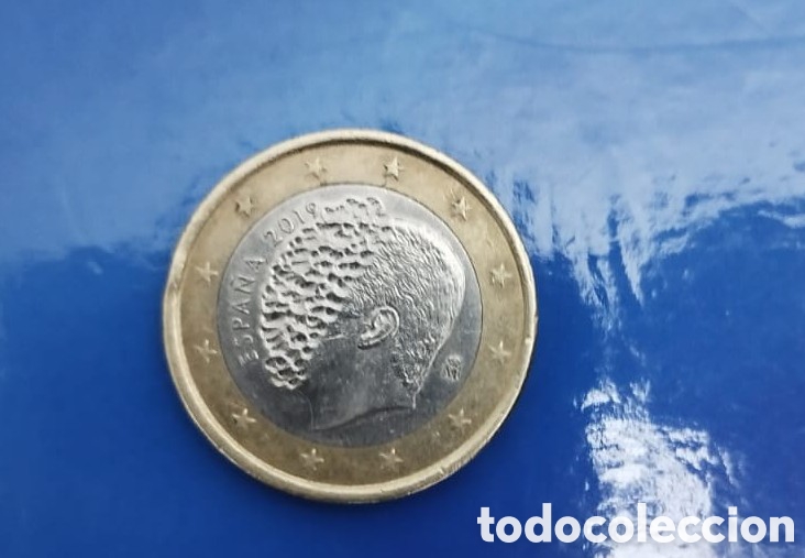 Euros: Moneda Error 1 euro Espa&ntilde;a - Foto 1