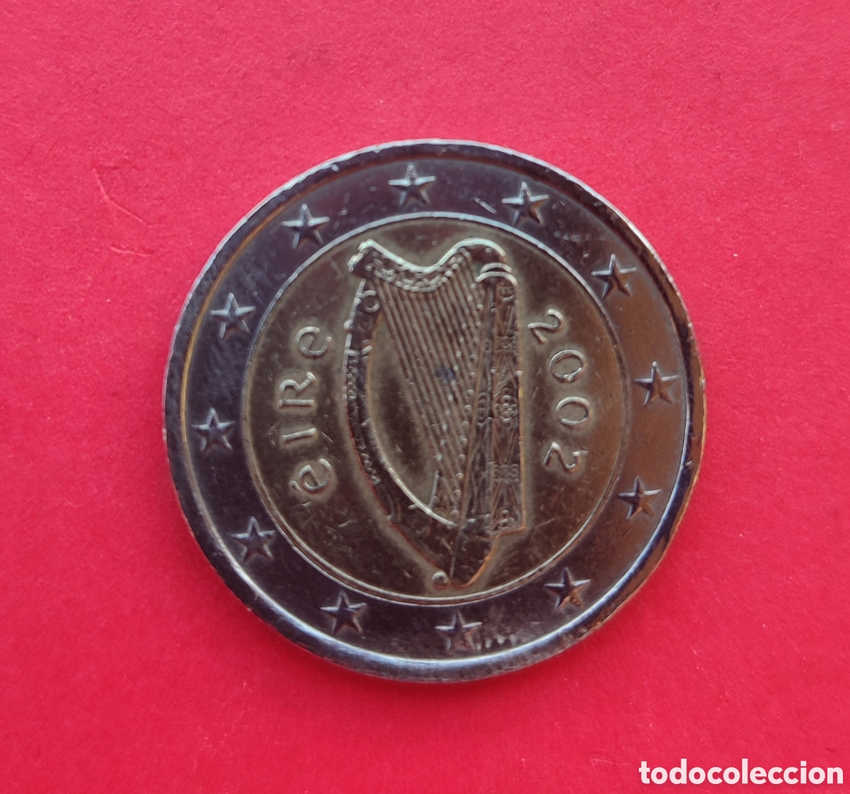 Euros: Moneda 2 euros EIRE 2002 - Foto 1
