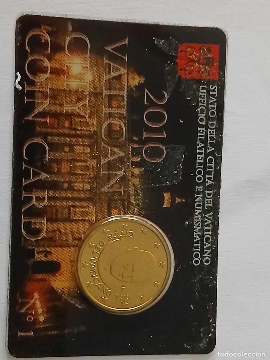 Euros: Set de 50 c&eacute;ntimos vaticano 2010 - Foto 1