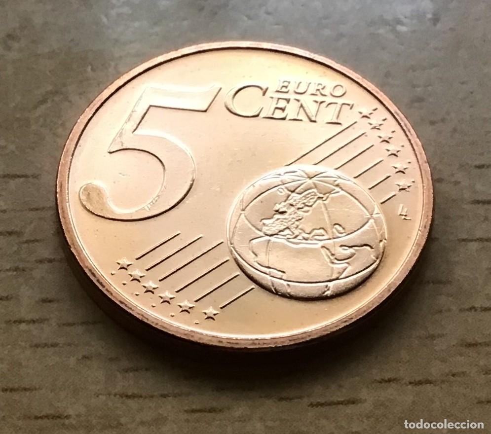 Euros: 5 c&eacute;ntimos de euro de Letonia. A&ntilde;o 2014. Sin circular - Foto 2