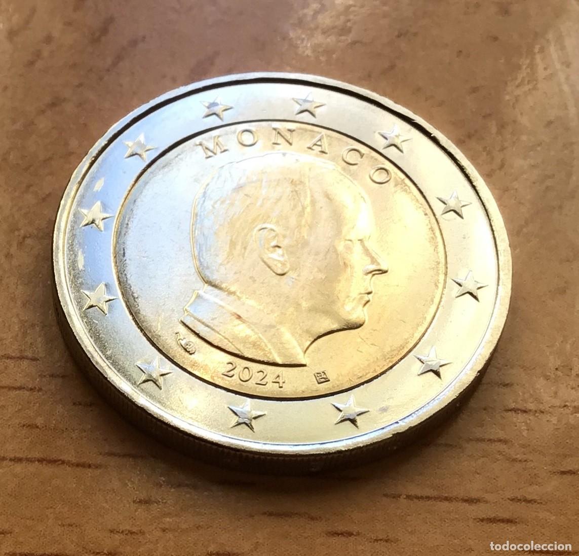 Euros: 2 euros de M&oacute;naco. A&ntilde;o 2024 - Foto 1