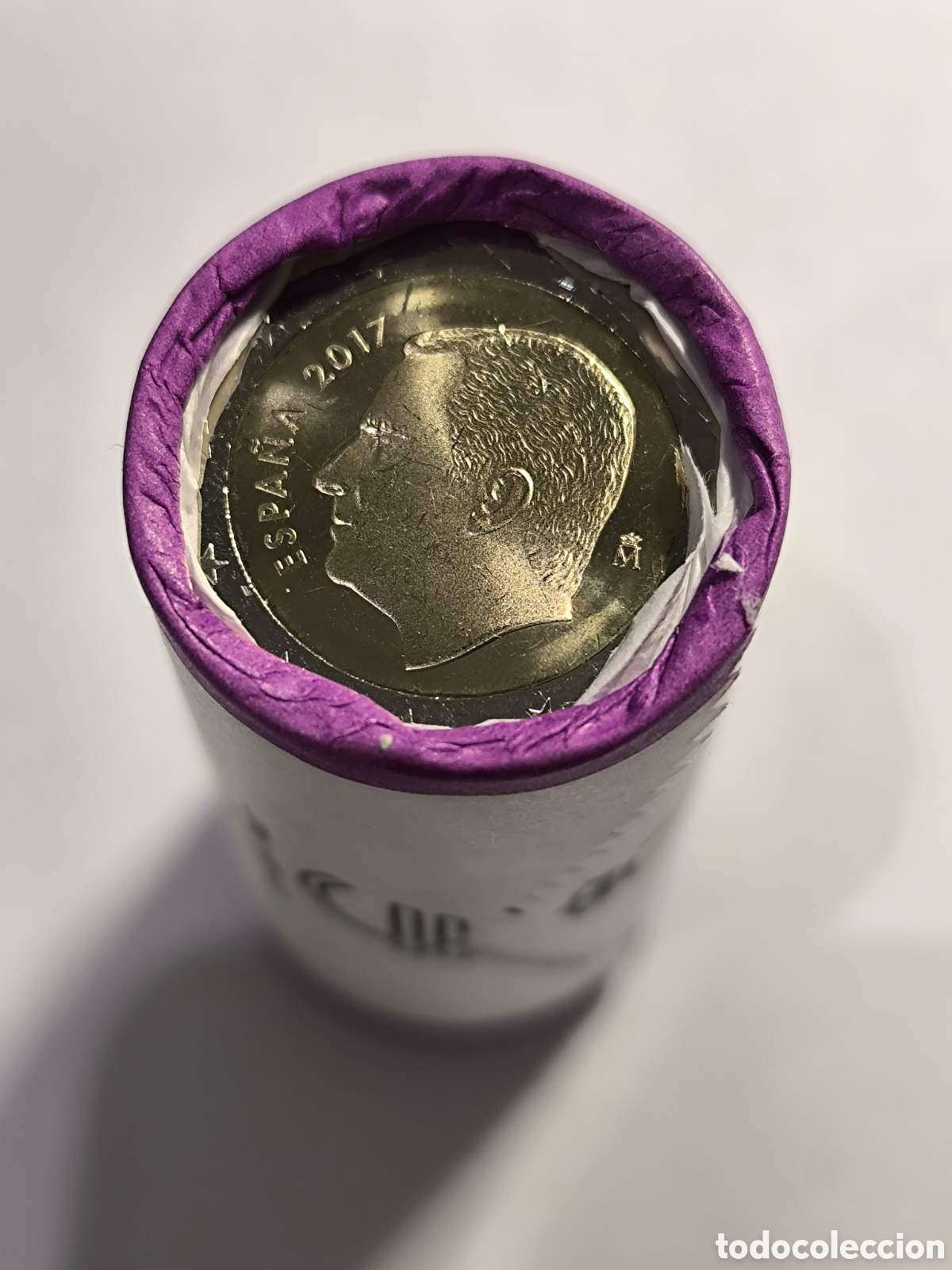 Euros: Rollo de 2&euro; Espa&ntilde;a 2017 Rey - Foto 1