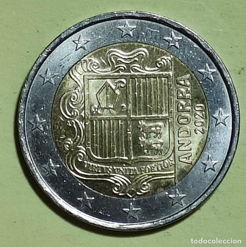 Euros: Moneda 2 Euros circulada ANDORRA 2020 - Foto 1