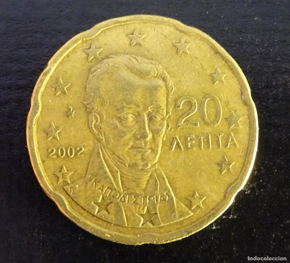 Euros: GRECIA 20 C&Eacute;NTIMOS DE EURO 2002 E - Foto 1