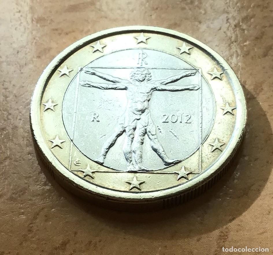 Euros: 1 euro de Italia. A&ntilde;o 2012