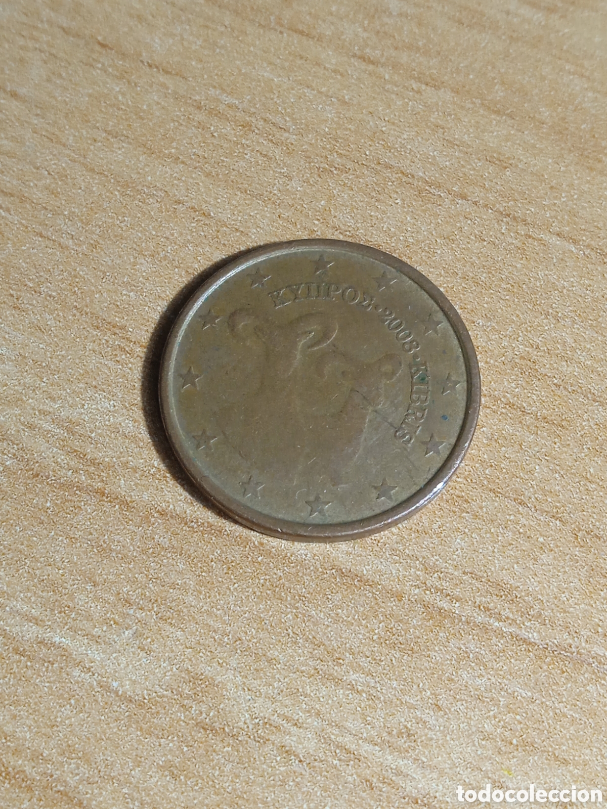Euros: Moneda 5 centimos Chipre | 2008 - Foto 1