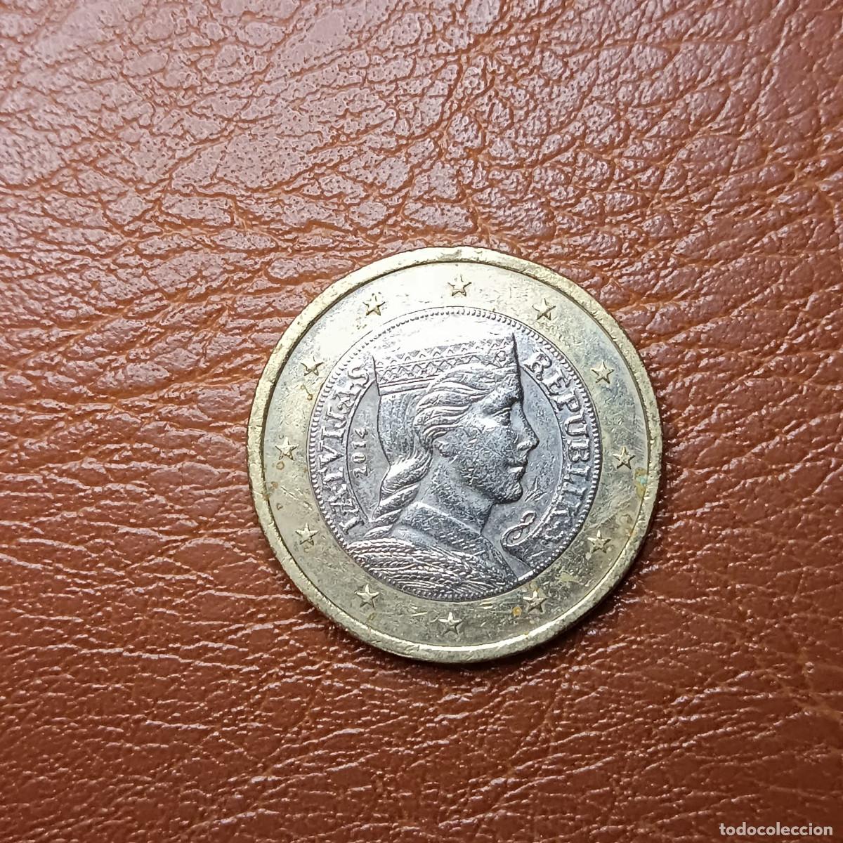 Euros: &euro; Letonia 1 Euro 2014 (780) - Foto 1