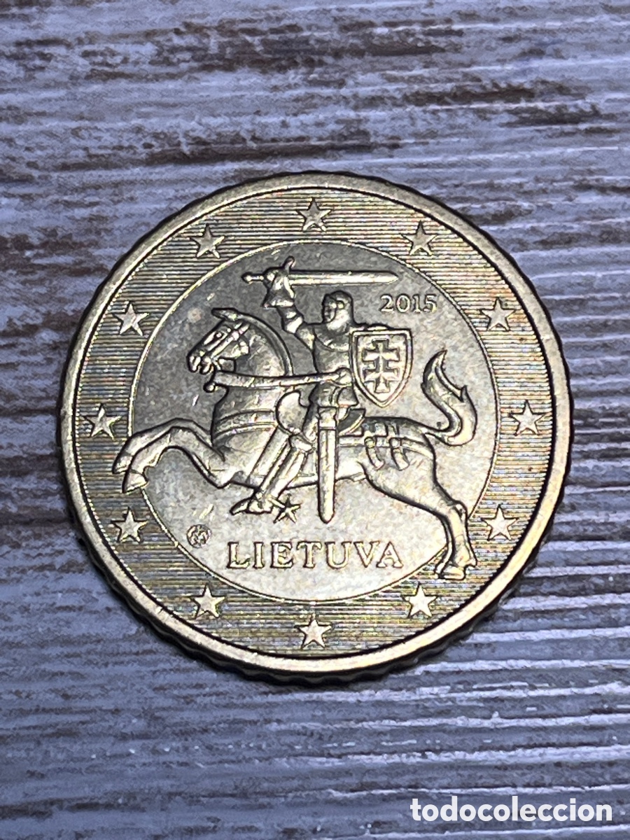 Euros: Moneda 50 centimos Lituania | 2015 - Foto 1