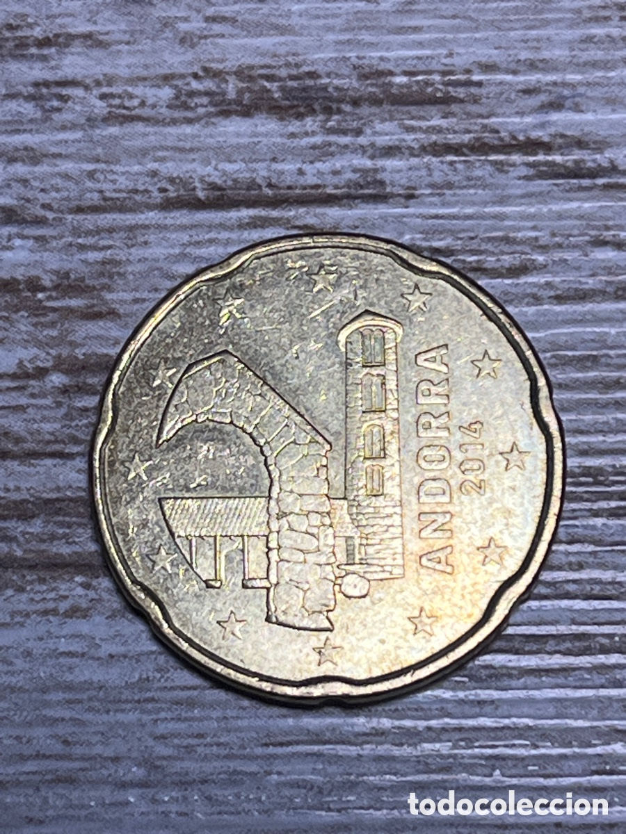 Euros: Moneda 20 c&eacute;ntimos Andorra | 2014 - Foto 1