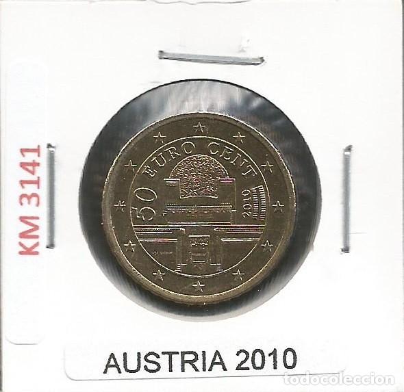 Euros: AUSTRIA 2010 - 50 CENT - KM 3141 - CIRCULADA EBC+ - Foto 1