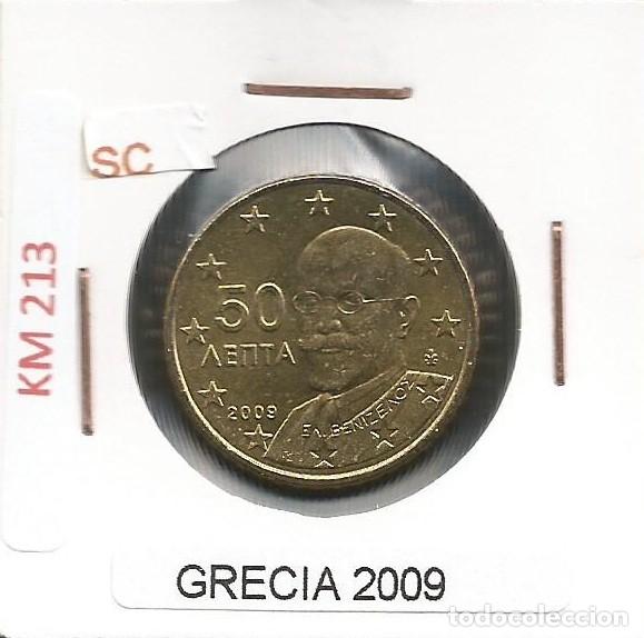 Euros: GRECIA 2009 - 50 CENT - KM 213 - SIN CIRCULAR - Foto 1