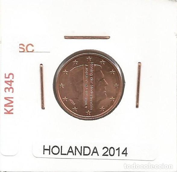 Euros: HOLANDA 2014 - 2 CENT - KM 345 - SIN CIRCULAR - Foto 1