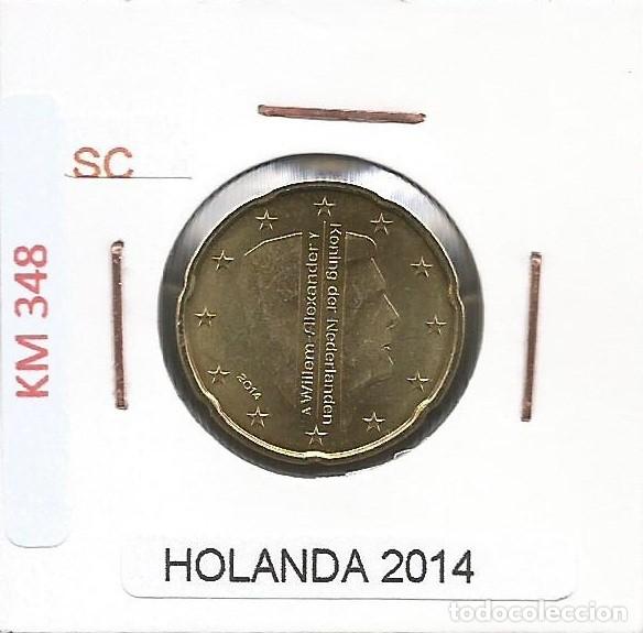 Euros: HOLANDA 2014 - 20 CENT - KM 348 - SIN CIRCULAR - Foto 1