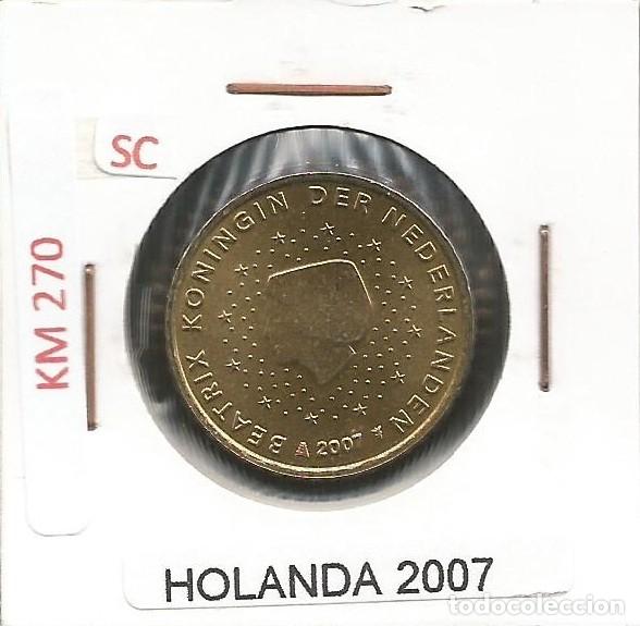 Euros: HOLANDA 2007 - 50 CENT - KM 270 - SIN CIRCULAR - Foto 1