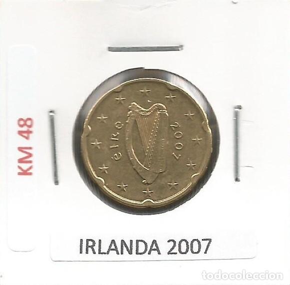 Euros: IRLANDA 2007 - 20 CENT - KM 48 - CIRCULADA EBC+ - Foto 1