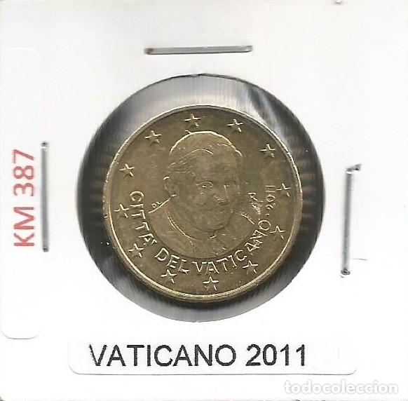 Euros: VATICANO 2011 - 50 CENT - KM 387 - CIRCULADA EBC+ - Foto 1