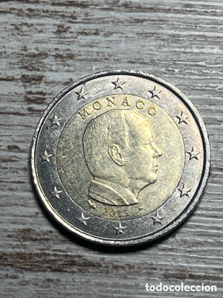 Euros: Moneda 2 euros M&oacute;naco | 2015 - Foto 1