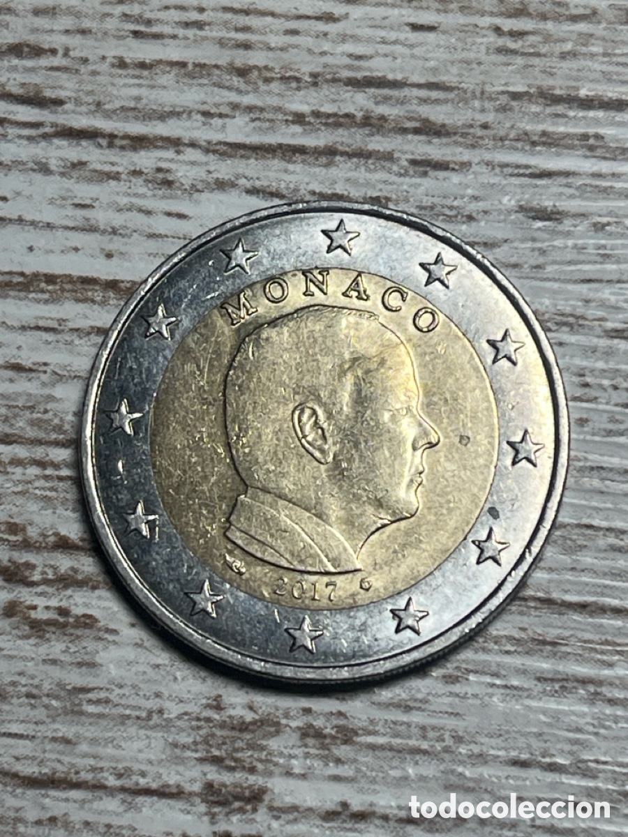 Euros: Moneda 2 euros M&oacute;naco | 2017 - Foto 1