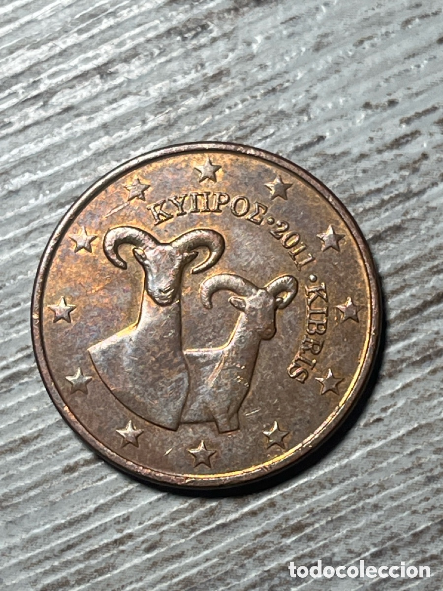 Euros: Moneda 5 c&eacute;ntimos euro Chipre | 2011 - Foto 1
