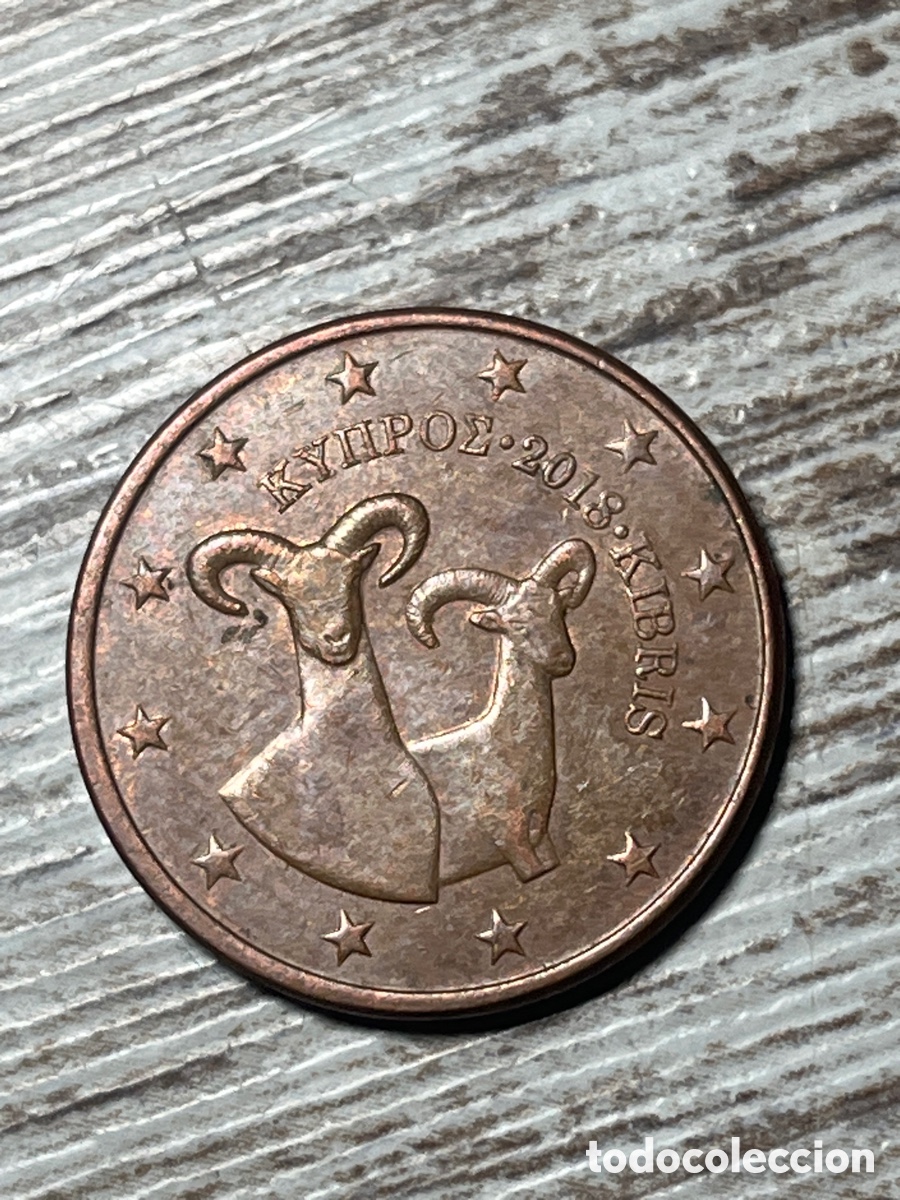 Euros: Moneda 5 c&eacute;ntimos euro Chipre | 2018 - Foto 1