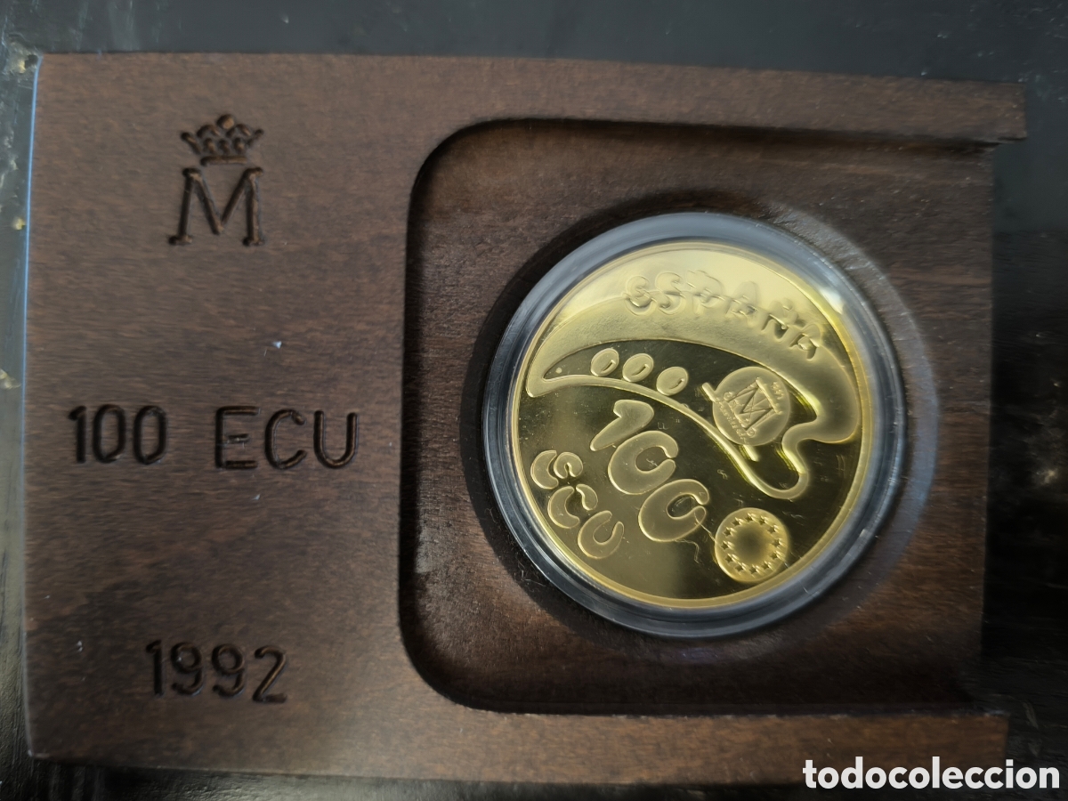 Euros: Moneda Oro 100 ECU 1992 - Foto 5
