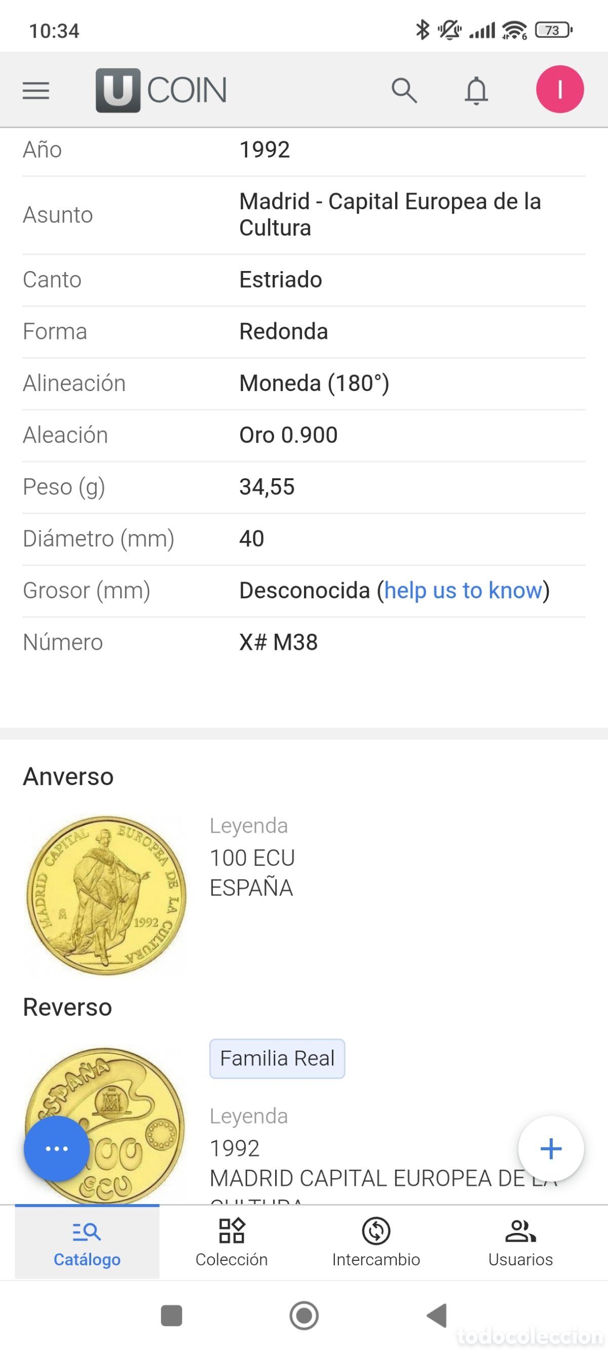 Euros: Moneda Oro 100 ECU 1992 - Foto 8