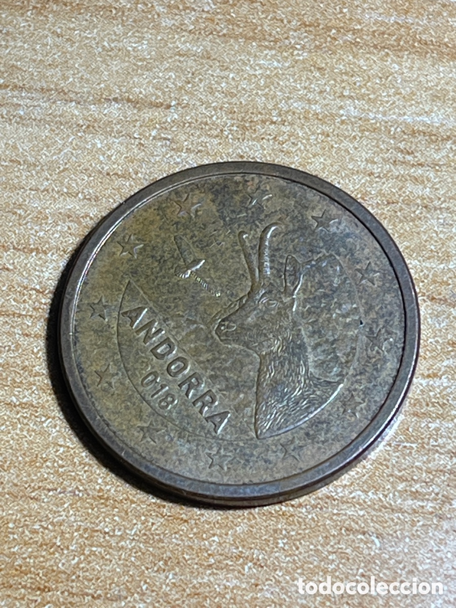Euros: Moneda 5 c&eacute;ntimo Andorra | 2018 - Foto 1