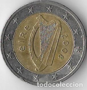 Euros: MONEDA DE 2 &euro; IRLANDA - EIRE 2008 - Foto 1