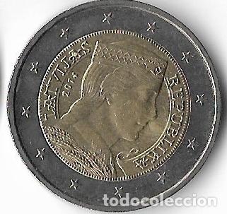 Euros: MONEDA DE 2 &euro; REPUBLICA LETVIJAS (LETONIA) 2014 - Foto 1