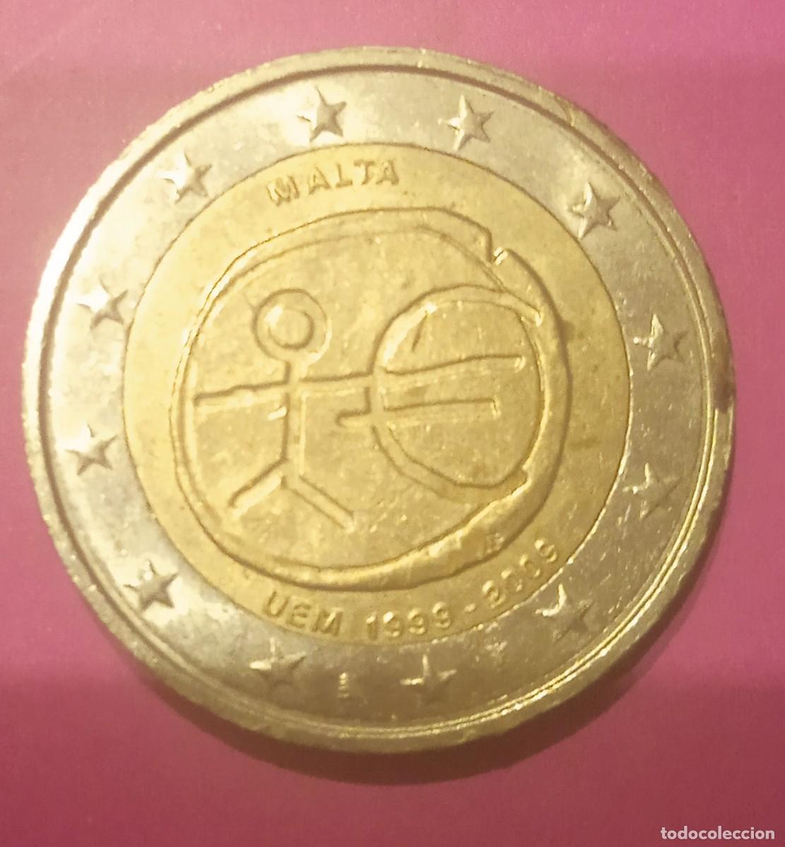 Euros: MONEDA 2 EUROS MALTA 2009 - Foto 2