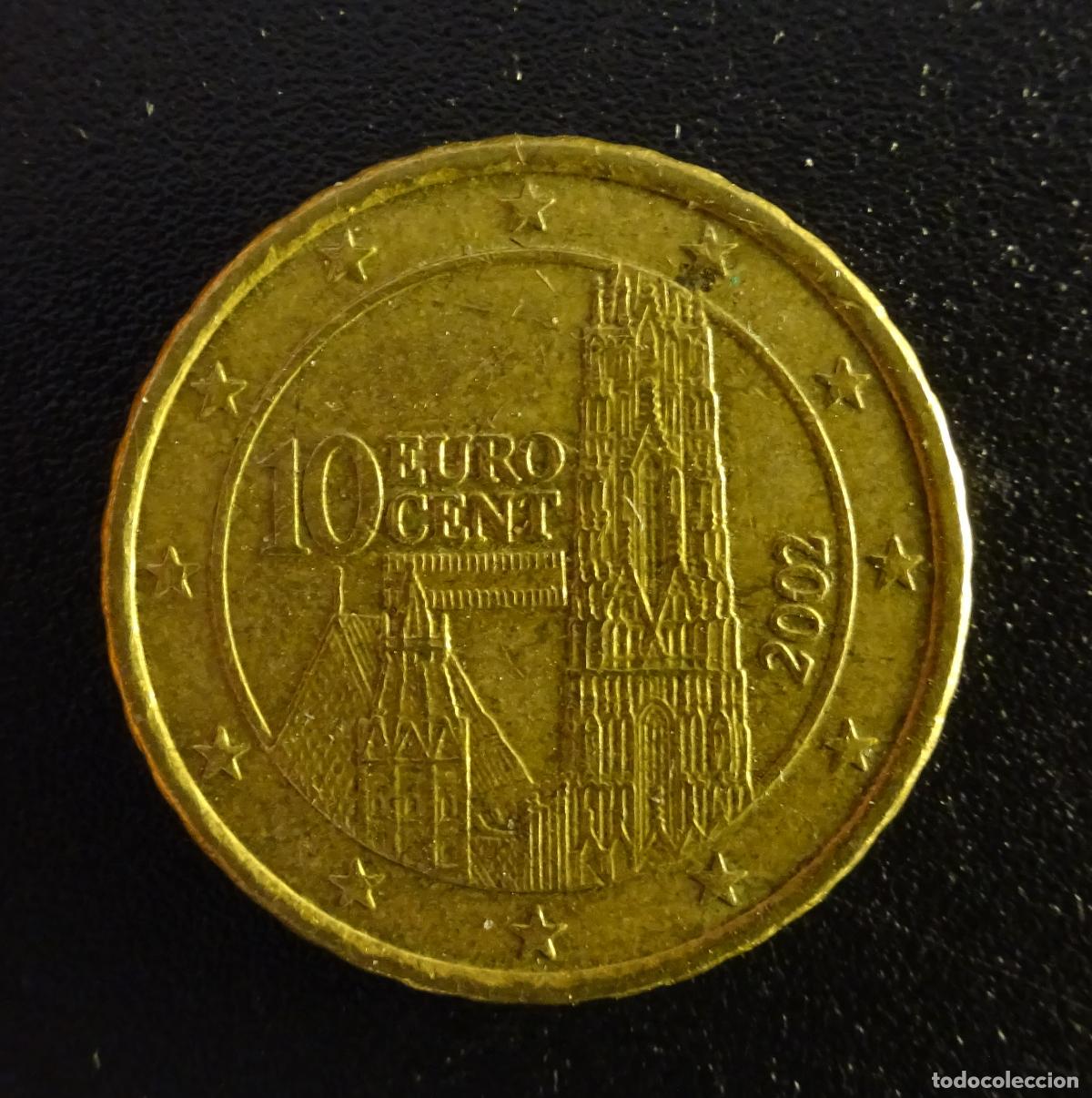 Euros: AUSTRIA 10 C&Eacute;NTIMOS DE EURO 2002 - Foto 1