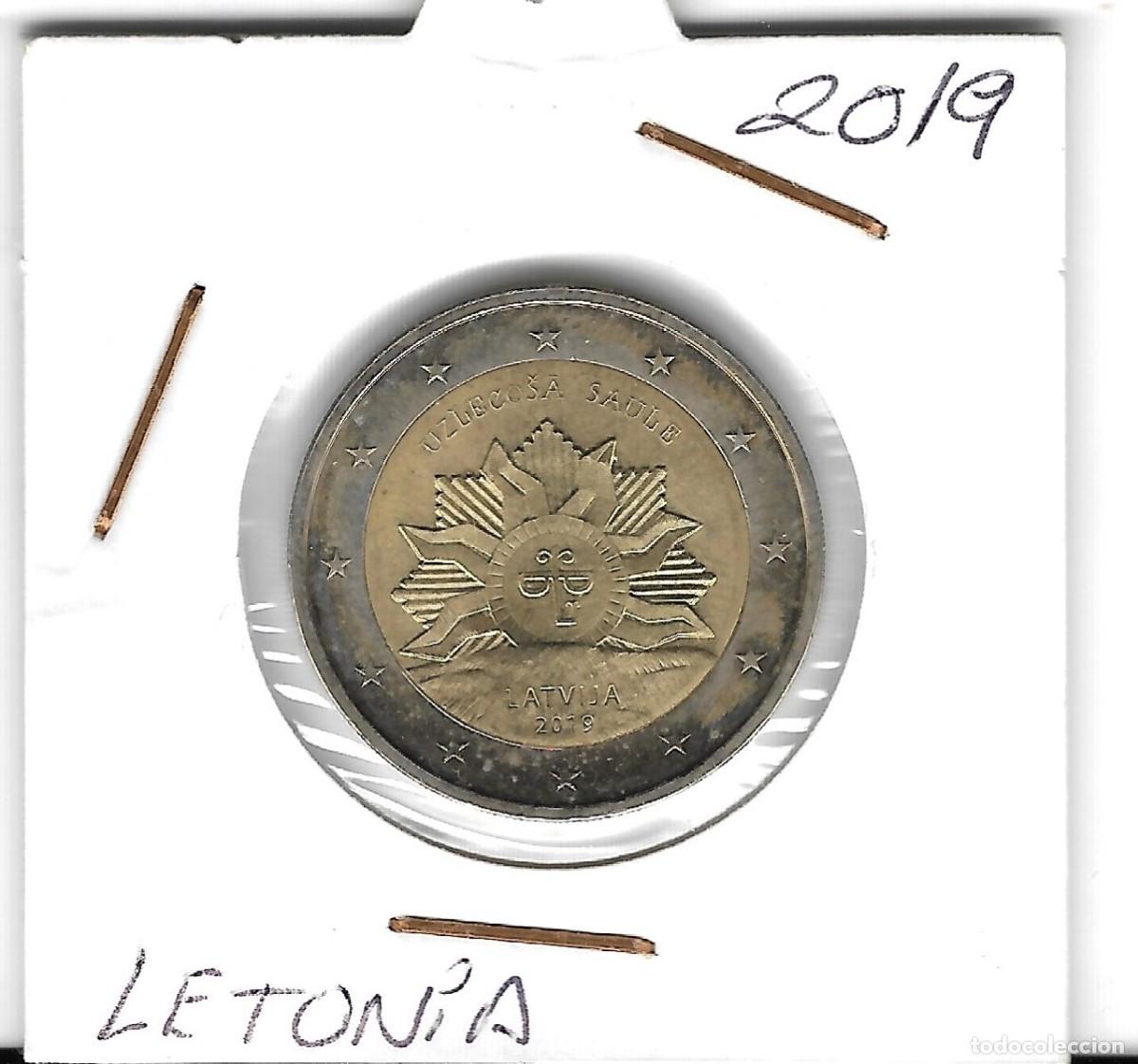 Euros: 2 EUROS LETONIA 2019 SOL NACIENTE - SC - Foto 1