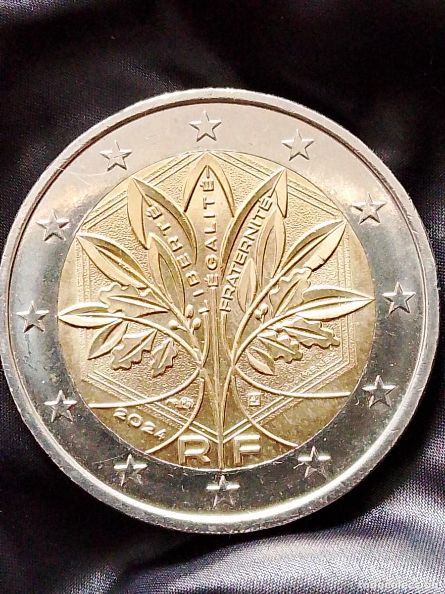 Euros: Moneda 2 euro Francia 2024 - Foto 1