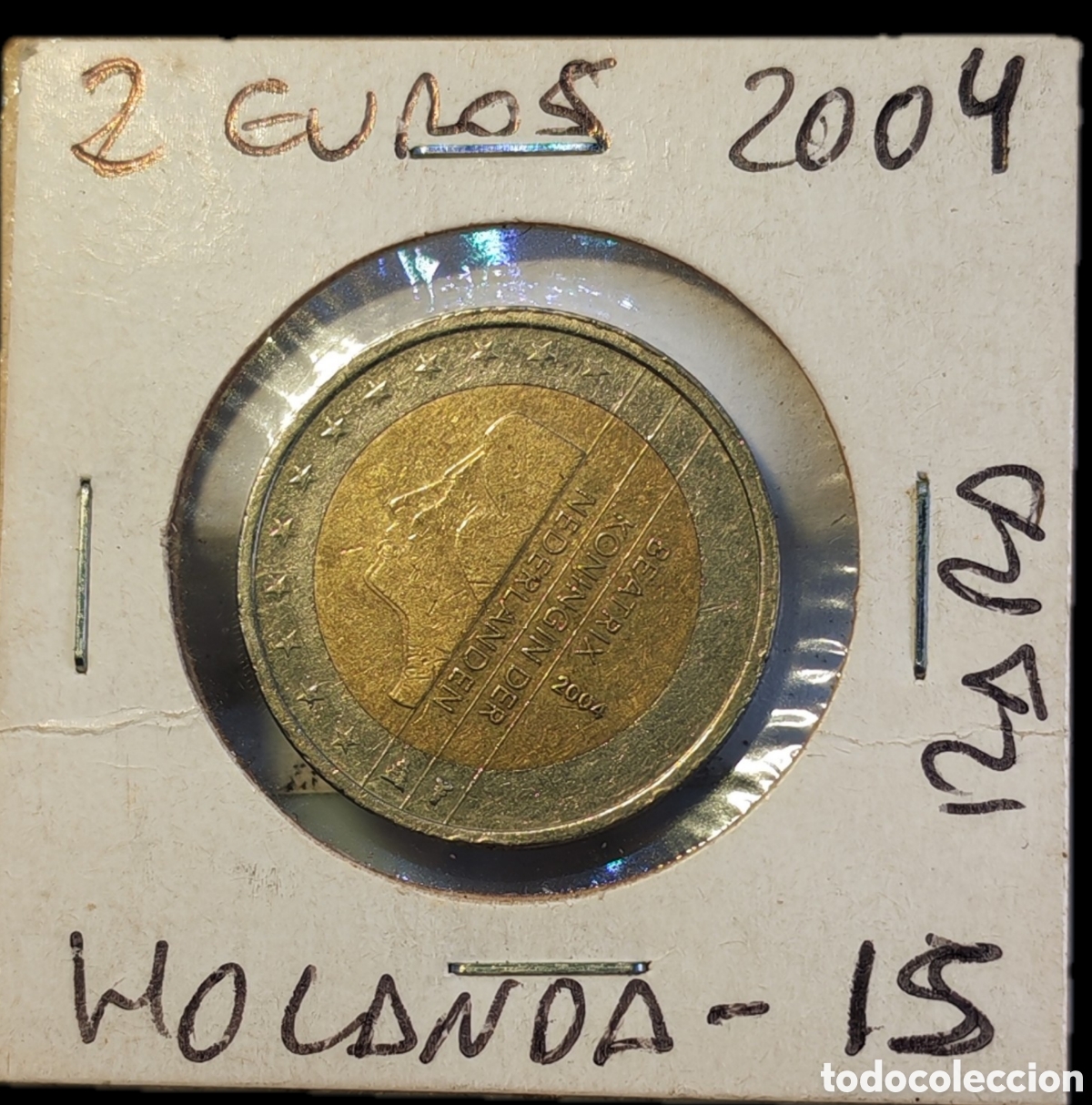 Euros: Holanda 2 EUROS 2004. Rara. - Foto 3