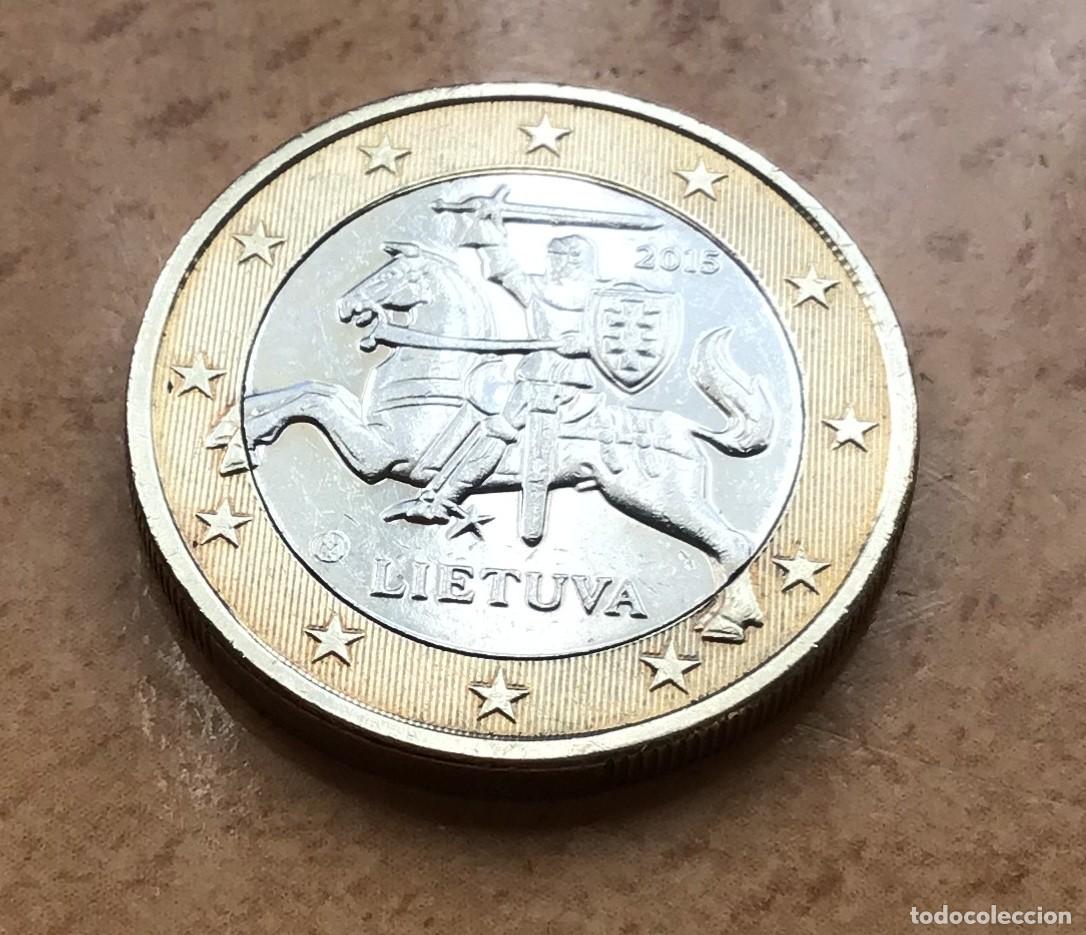 Euros: 1 euro de Lituania. A&ntilde;o 2015 - Foto 1
