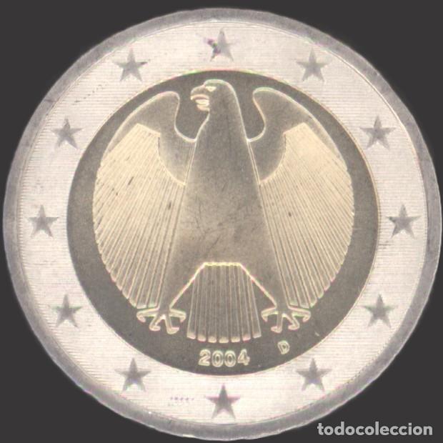 Euros: Germany 2 Euro D Munich 2004 Uncirculated - Foto 1
