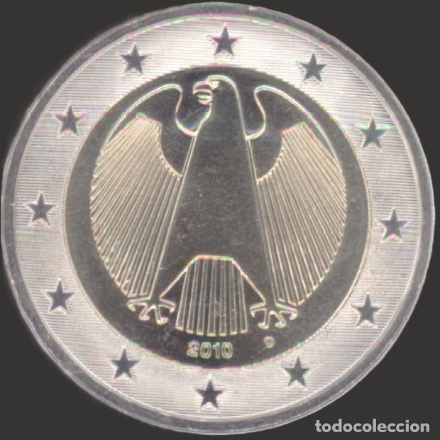 Euros: Germany 2 Euro D Munich 2010 Uncirculated - Foto 1