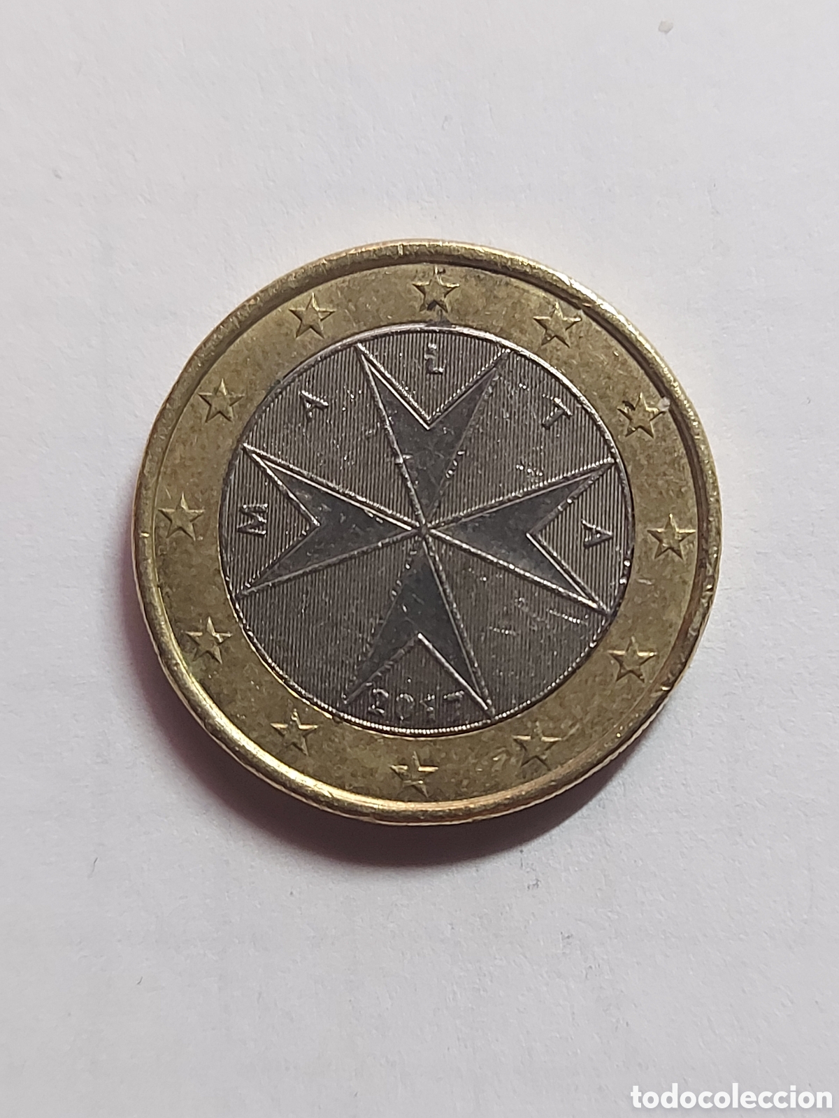 Euros: MONEDA MALTA 1 EURO 2017. Escasa - Foto 1