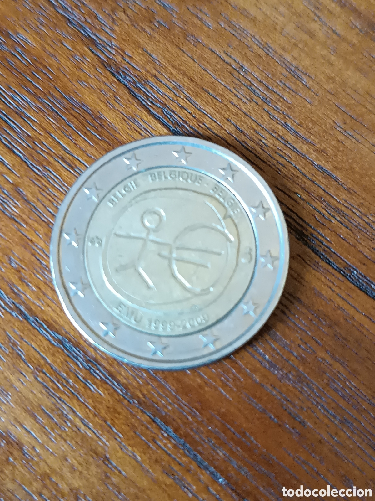 Euros: 2&euro; B&eacute;lgica EMU 1999-2009 - Foto 1