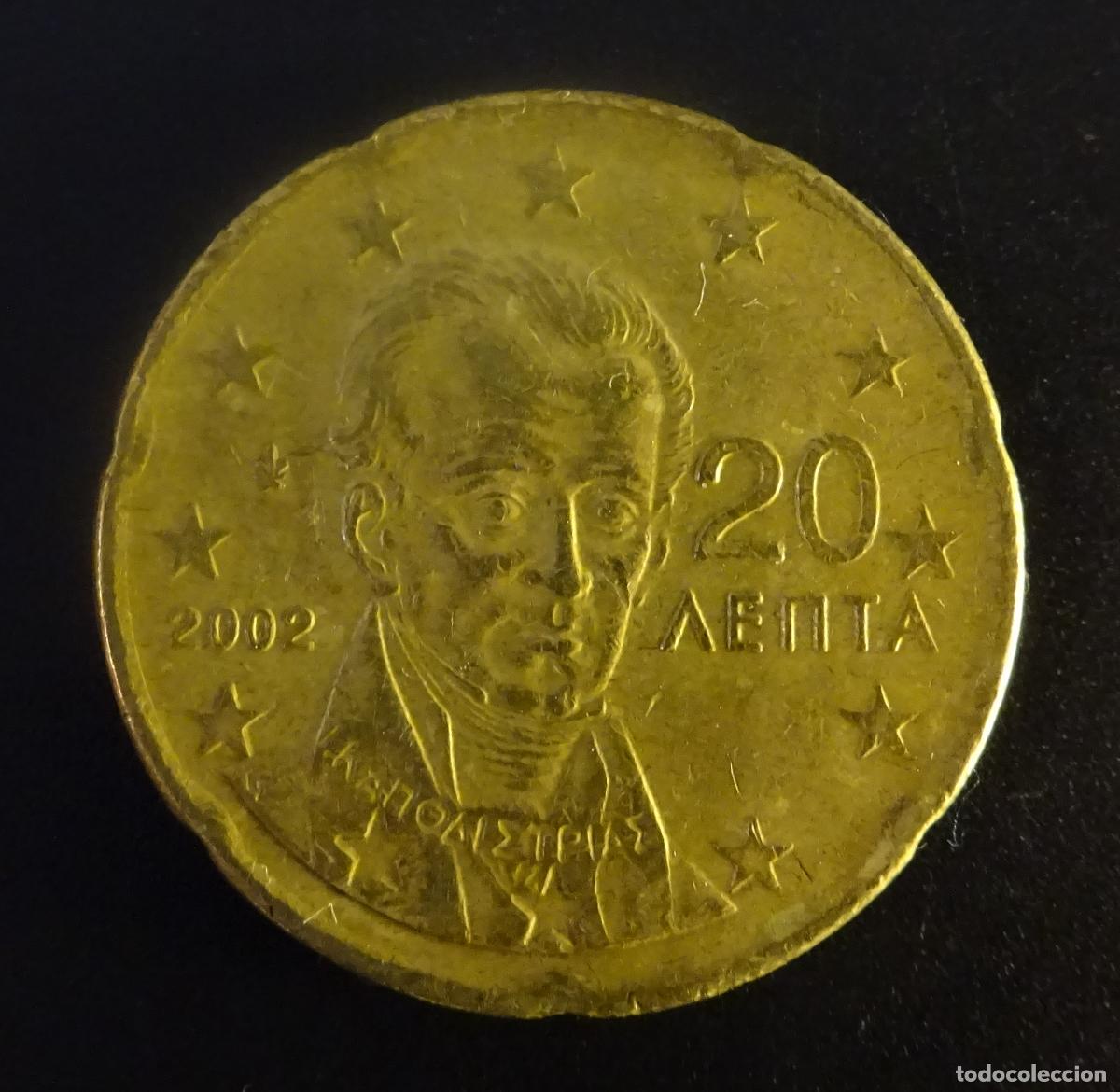 Euros: GRECIA 20 C&Eacute;NTIMOS DE EURO 2002 - Foto 1