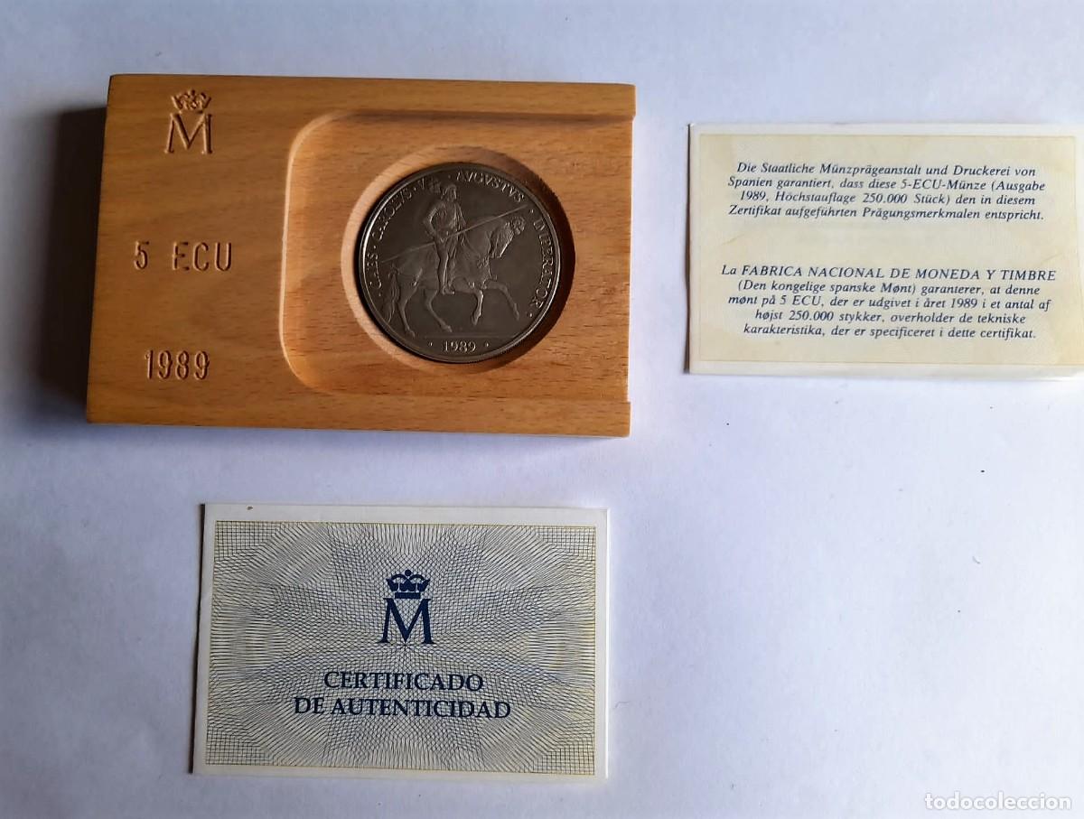 Euros: MONEDA 5 ECU DE PLATA - Foto 1