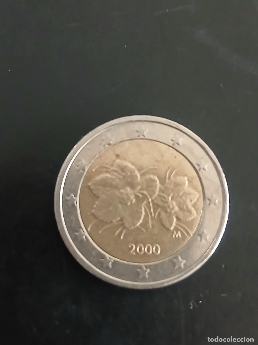 Euros: Moneda 2 euros Finlandia a&ntilde;o 2000 con error - Foto 1