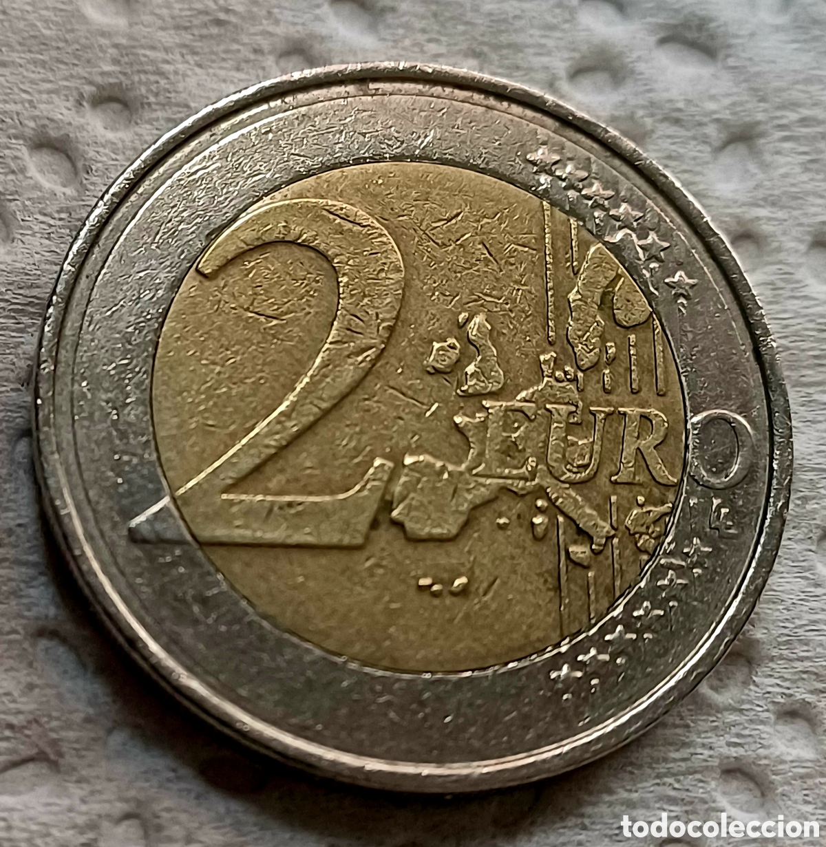 Euros: Moneda de 2&euro; a&ntilde;o 2000 con errores - Foto 2