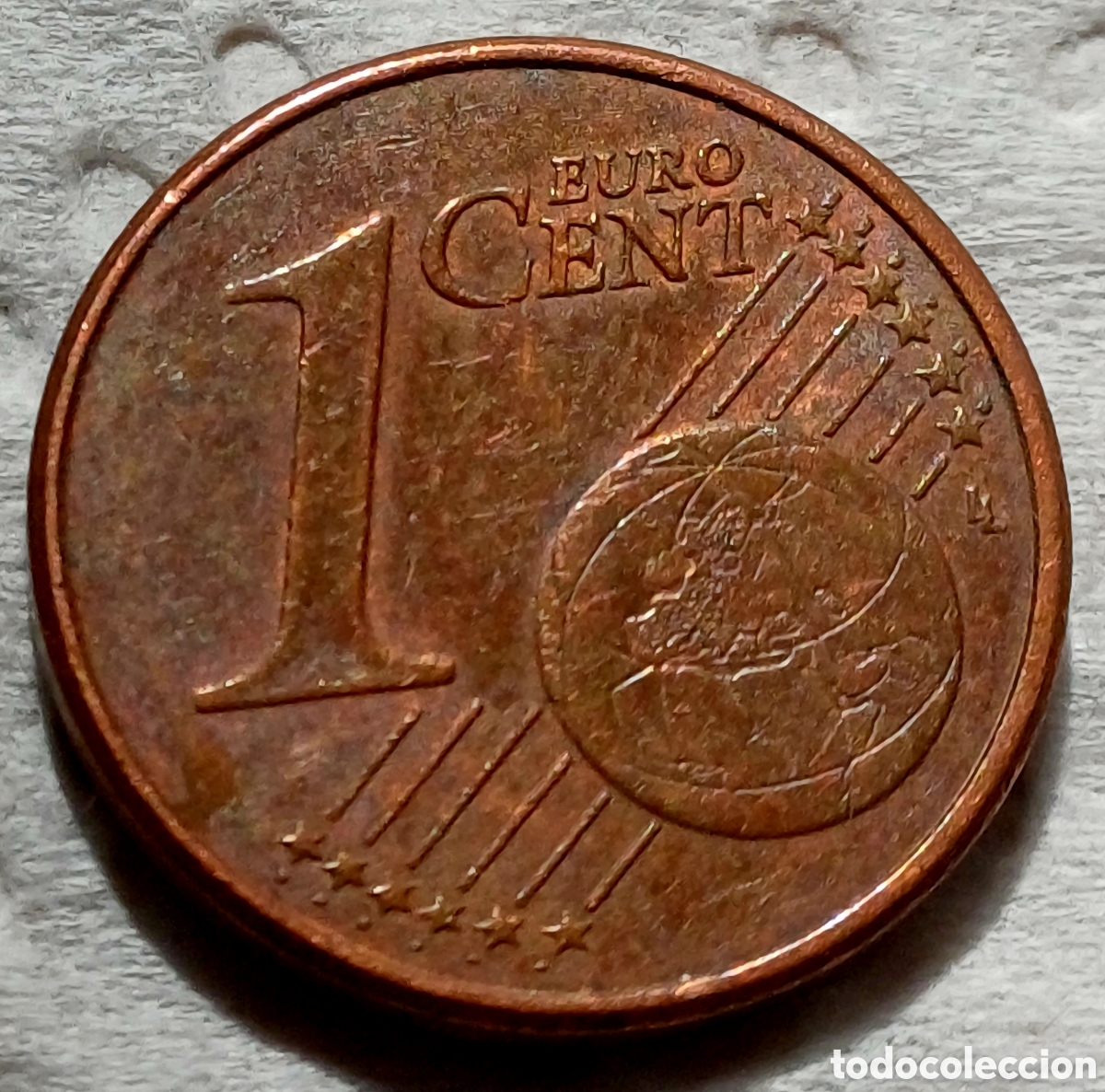 Euros: Moneda 1 cent Francia a&ntilde;o 2011. - Foto 2