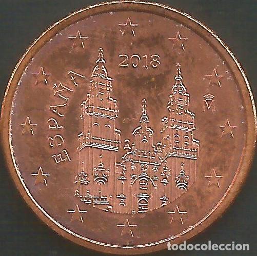 Euros: ESPA&Ntilde;A 2018 - 5 CENT - KM 1146 - CIRCULADA EBC - Foto 1