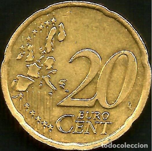 Euros: GRECIA 2002 - 20 CENT - CECA E (MADRID) - KM 185 - CIRCULADA EBC - Foto 2