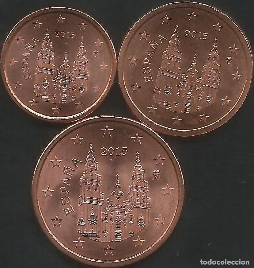 Euros: ESPA&Ntilde;A 2015 - LOTE 1, 2 Y 5 CENT - SC - Foto 1